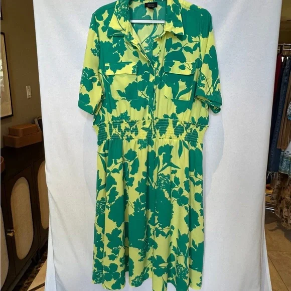 halogen atlantic pacific floral dress - Picture 2 of 4